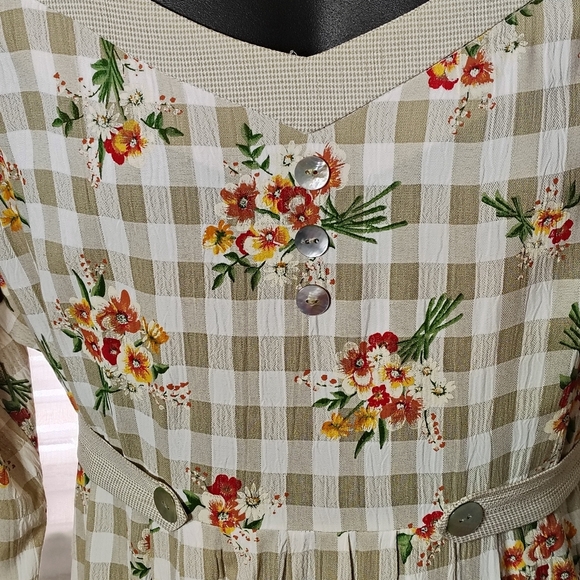 S L. Fashions Vintage Women's Sz 18 Cottage Core Grandma Core Dress - Picture 3 of 12